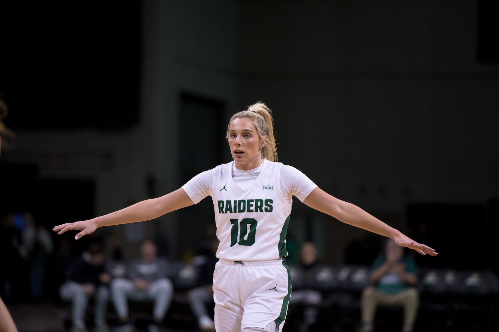 Wright State's Alexis Hutchison scored 22 points in Monday's season-ending loss to Cleveland State in the Horizon League semifinals. Wright State Athletics photo