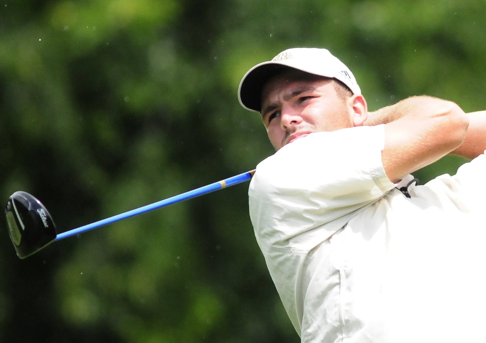 Clayton Portz on the tee at the Springfield City Men’s Amateur Golf Championship held at Snyder Park Golf Course on Saturday July 20, 2013 CHARLES CAPERTON / CONTRIBUTED