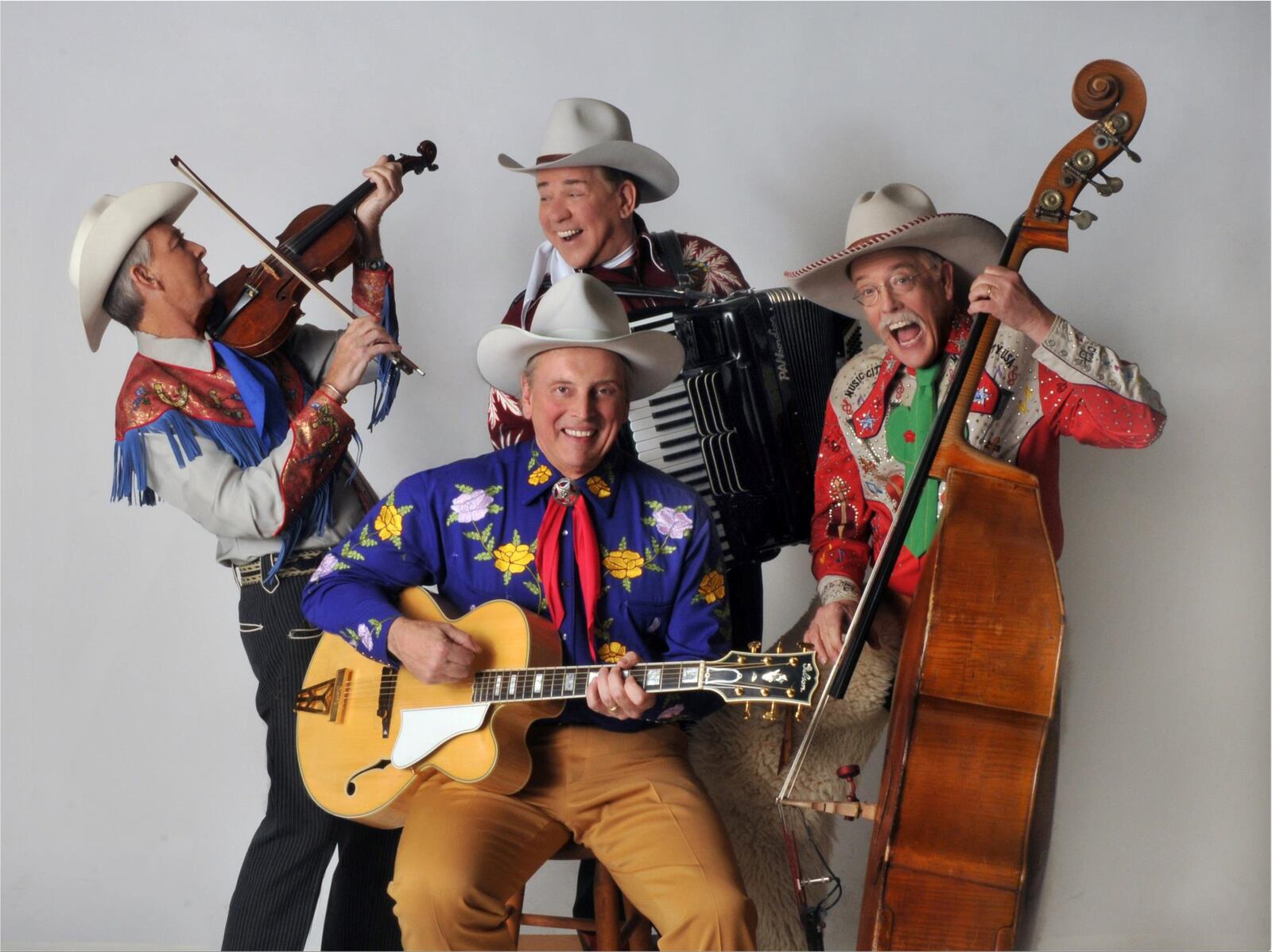 Grammy-winning cowboy quartet Riders in the Sky, which has released more than 40 albums of feel-good music since the late 1970s, perform at Sorg Opera House in Middletown on Saturday, March 12.