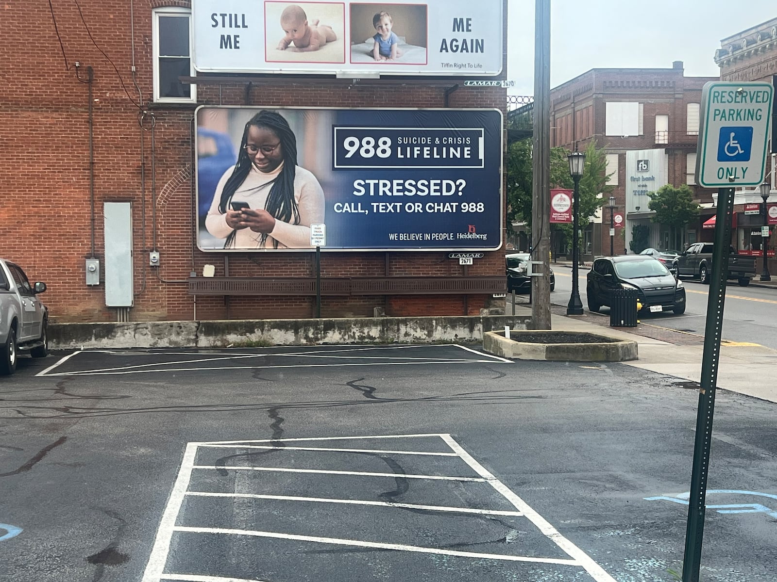 This past May, Heidelberg University rented three billboards in Seneca County near its campus to boost awareness of the 988 Suicide and Crisis Lifeline among students and their families. The billboards will be up through August and are strategically placed for students and parents to see. CONTRIBUTED