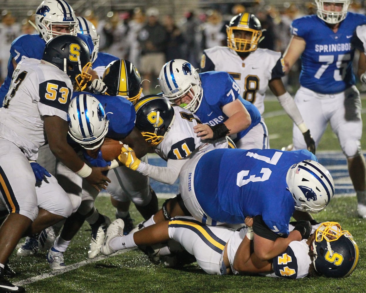 PHOTOS: Springfield at Springboro, Week 7 football