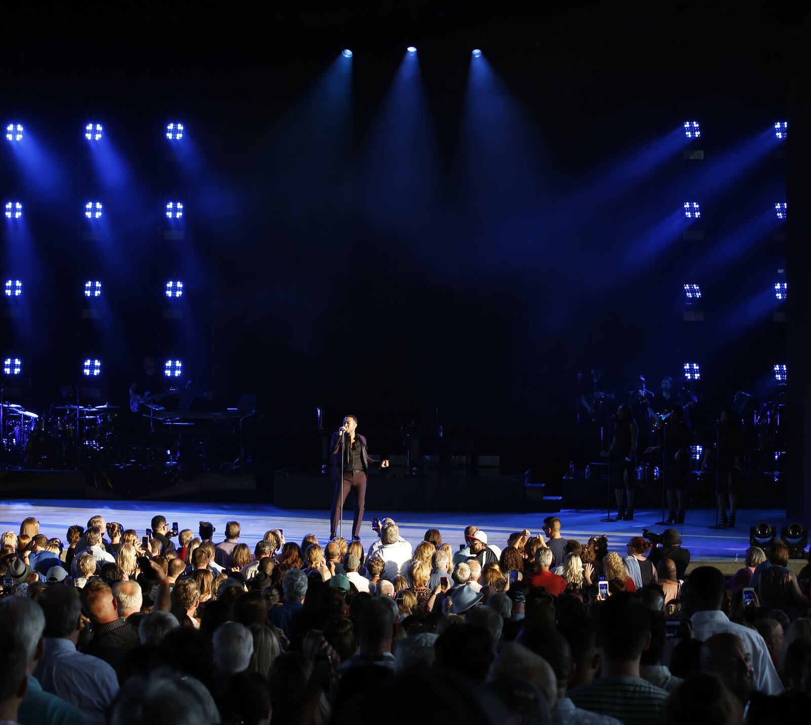 John Legend performs at the Rose Music Center last June. This year’s lineup includes the Monkees, Kenny G, Patti LaBelle and Jason Isbell and the 400 Unit. TY GREENLEES/STAFF