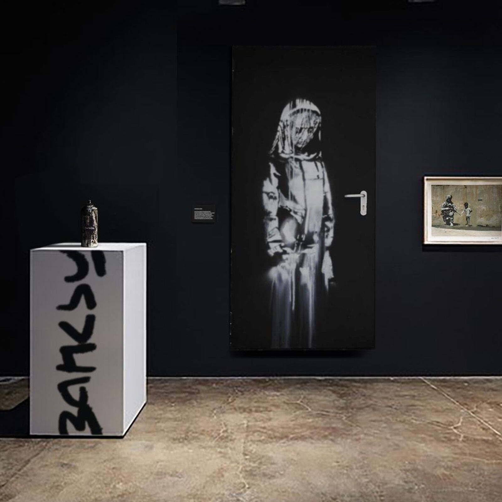 “Banksyland,” an international touring exhibition chronicling the work of elusive British artist Banksy," will be presented Sept. 16-18 in Columbus. CONTRIBUTED