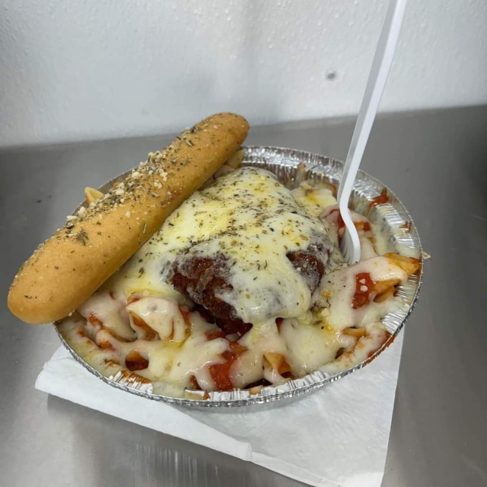 The Messy Meatball food truck features meatballs, pizza, chicken wings, pasta, breadsticks and fries (FACEBOOK PHOTO).