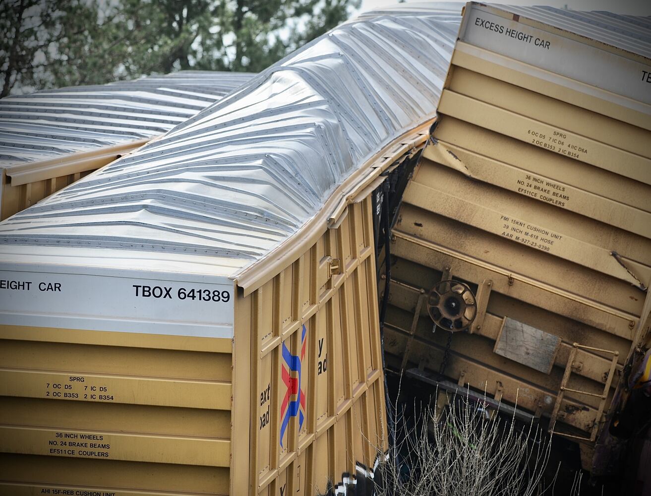 Clean up train derailment, Clark county