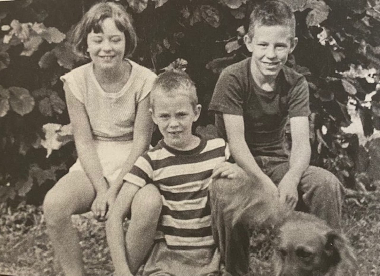 John Lithgow with his sister Robin and brother David. PHOTO BY GERALD HOMBEIN