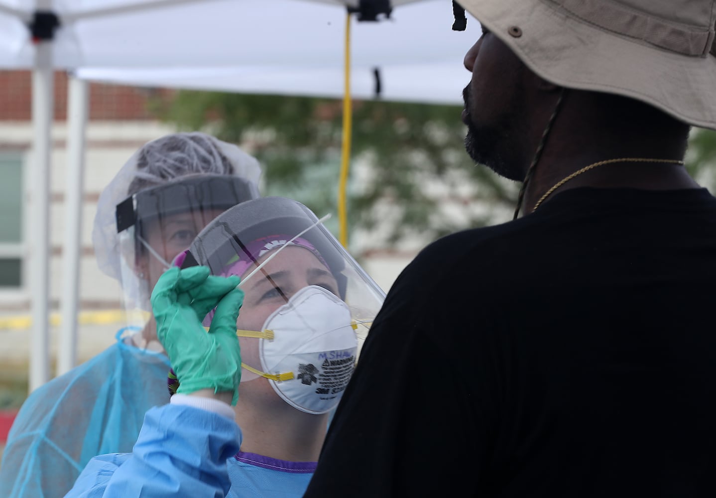 PHOTOS: Free Covid-19 Testing in Springfield