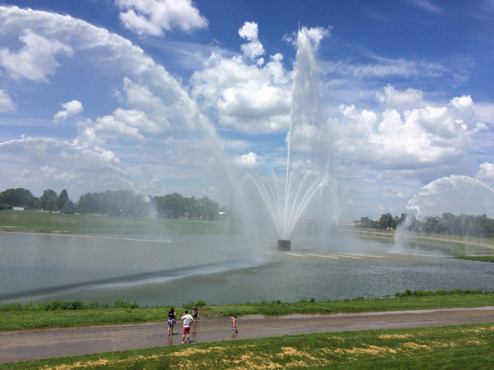 The Fountain of Lights at RiverScape MetroPark. CORNELIUS FROLIK / STAFF