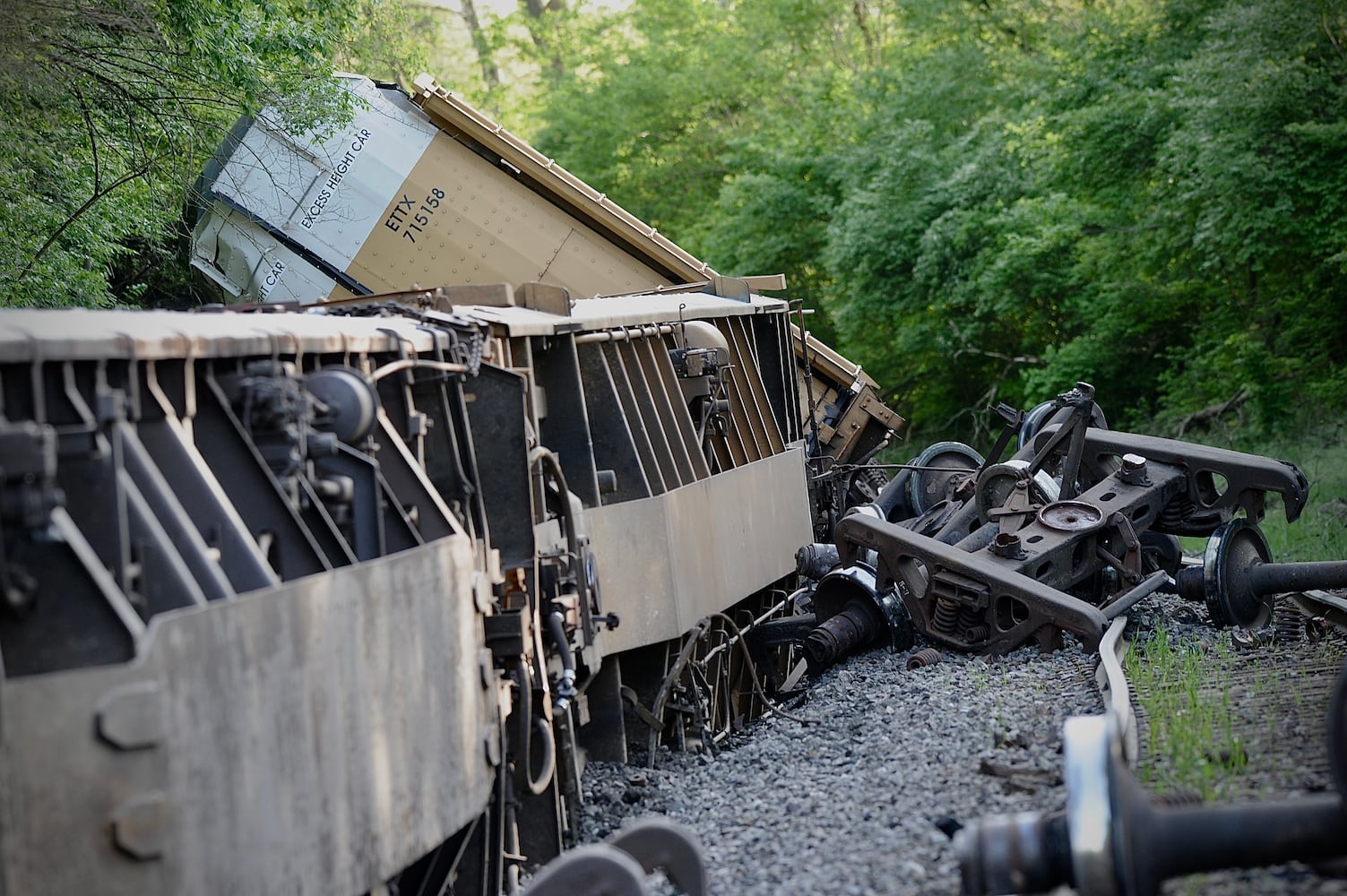 Clark County train derailment