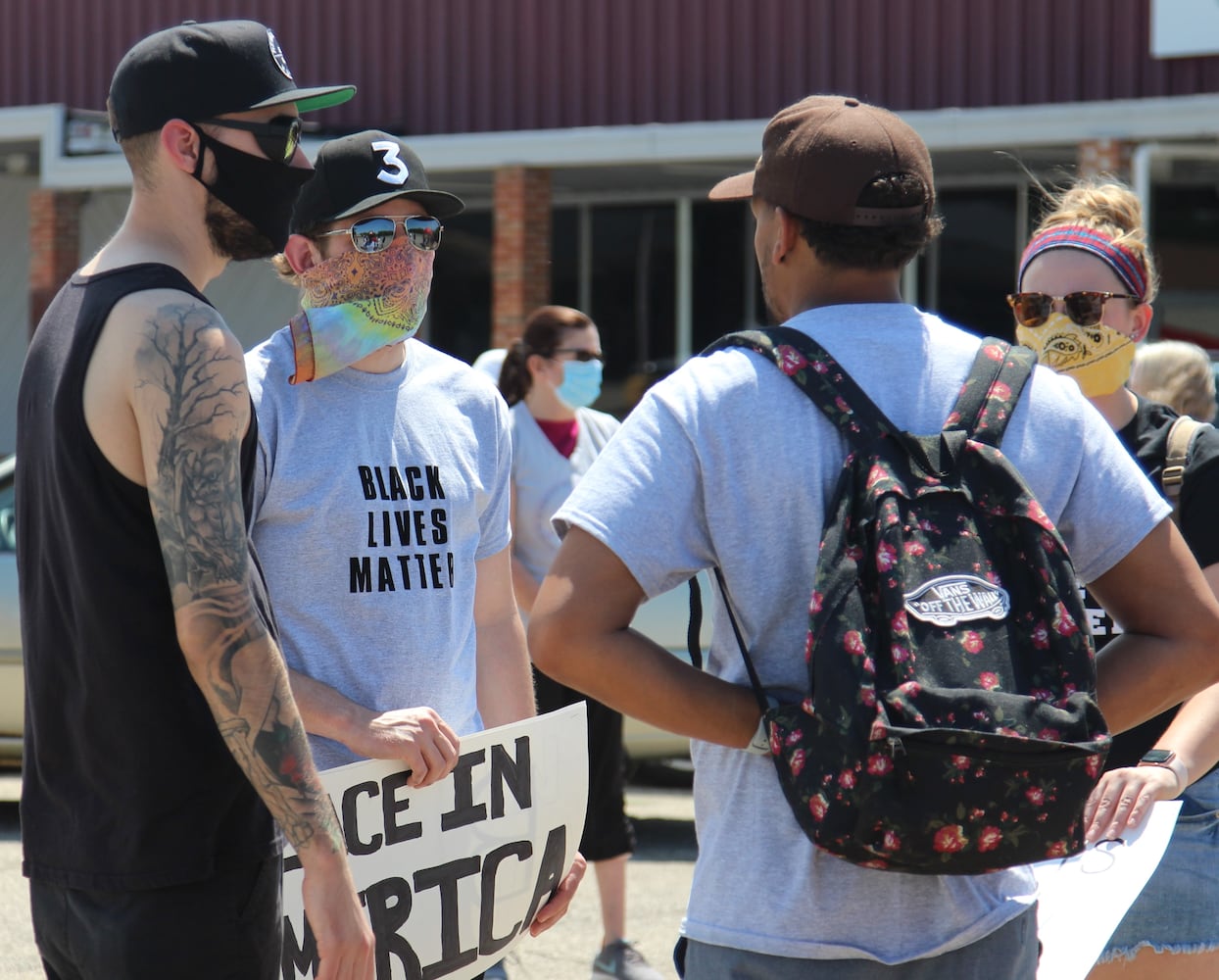 Scenes from peace rally in Springfield