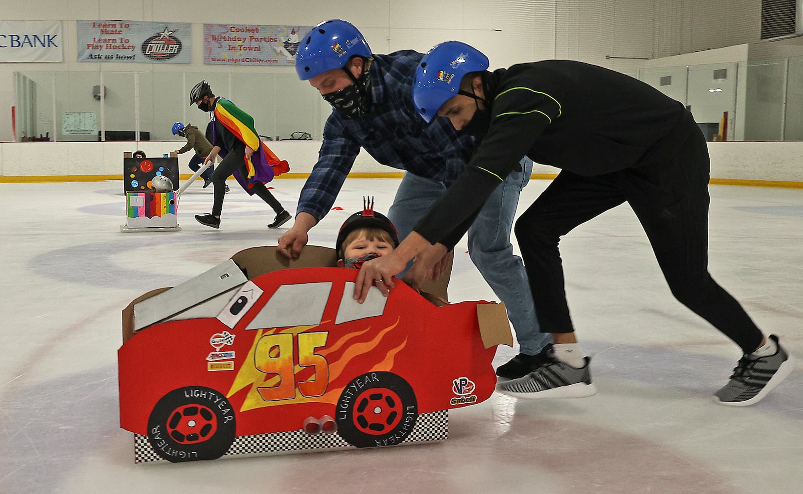 032221 Cardboard Bobsled Races SNS