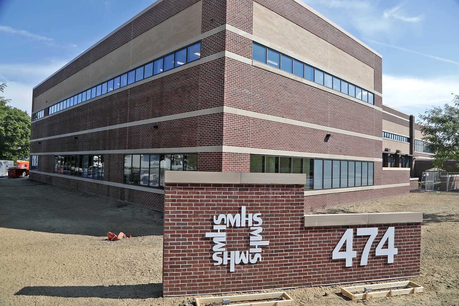 Springfield Mental Health Services with the new addition Thursday, August 18, 2022. BILL LACKEY/STAFF