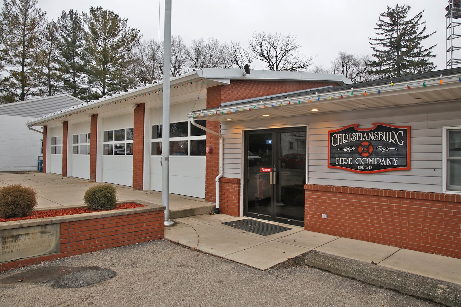 The Christiansburg Fire Company Friday, Dec. 29, 2023. Christiansburg is suspending it's service due to a lack of volunteers. BILL LACKEY/STAFF