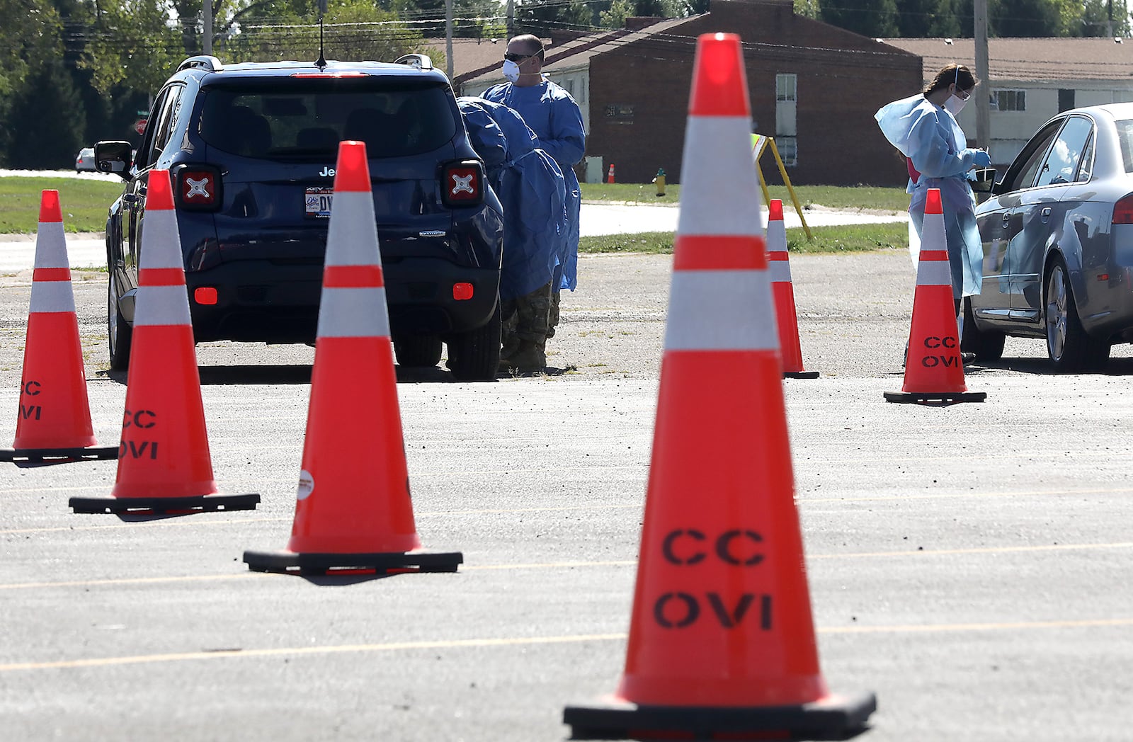 The Clark County Combined Health District in partnership with the Ohio Department of Health and Ohio National Guard held COVID-19 pop-up testing clinic last month at Life in Christ Community Church. BILL LACKEY/STAFF