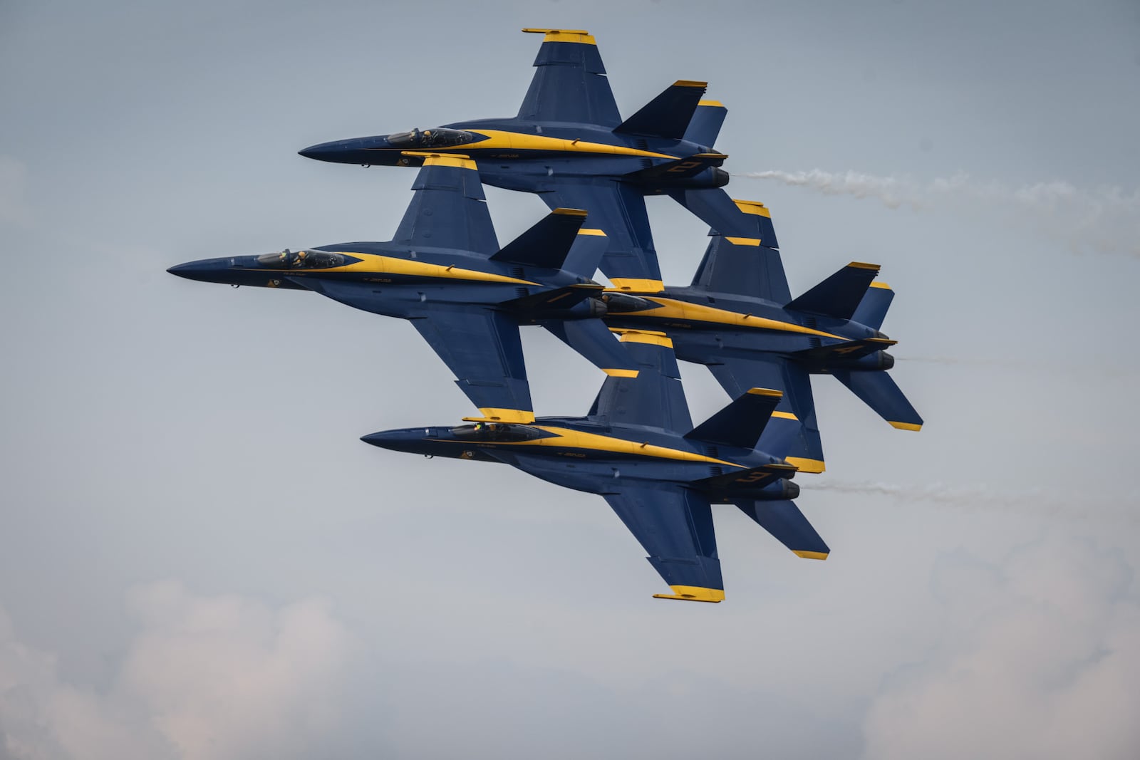 The United States Navy Blue Angels were the headliners at the Dayton Air Show on Saturday, June 22, 2024. Jim Noelker/Staff