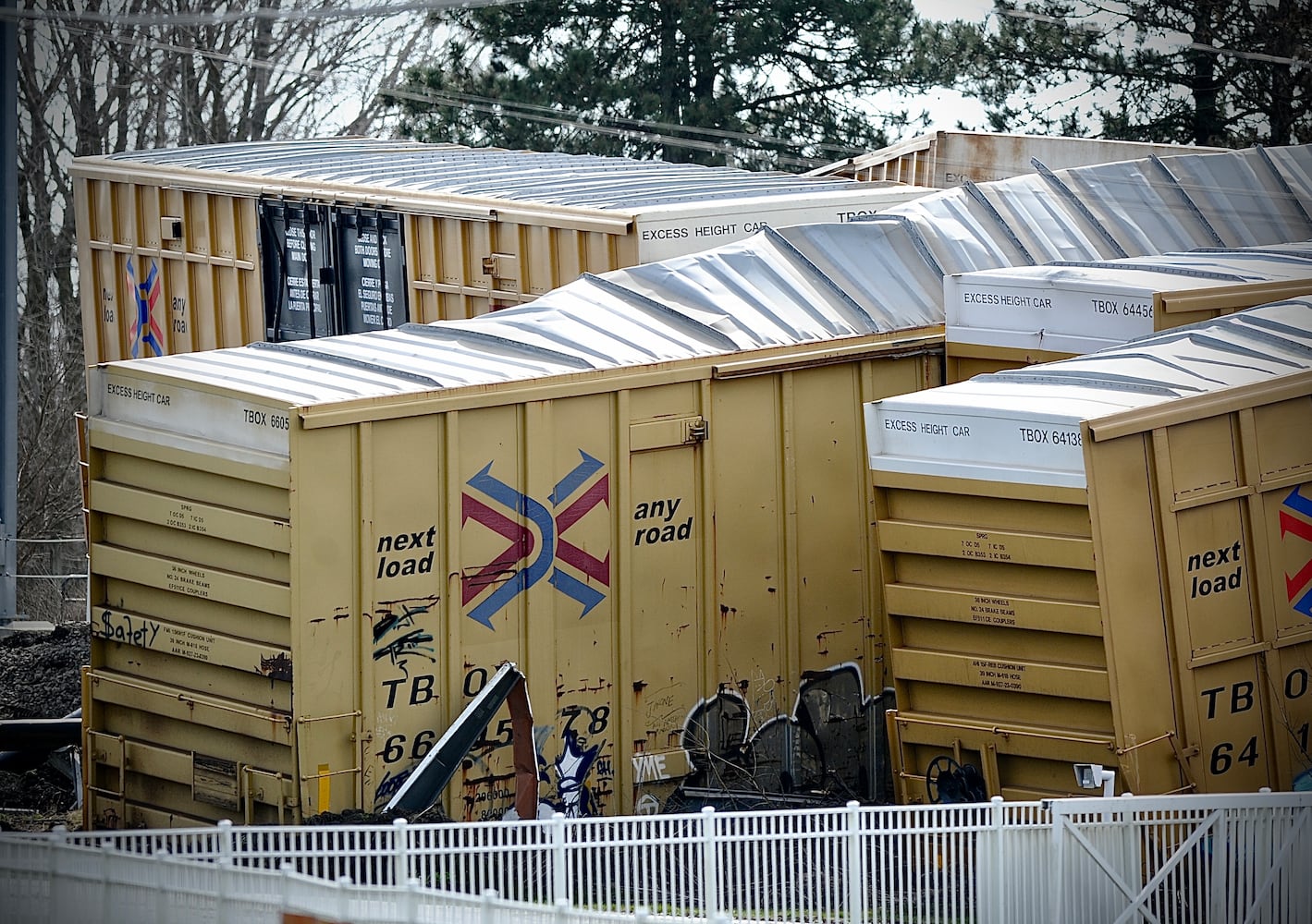 Clean up train derailment, Clark county