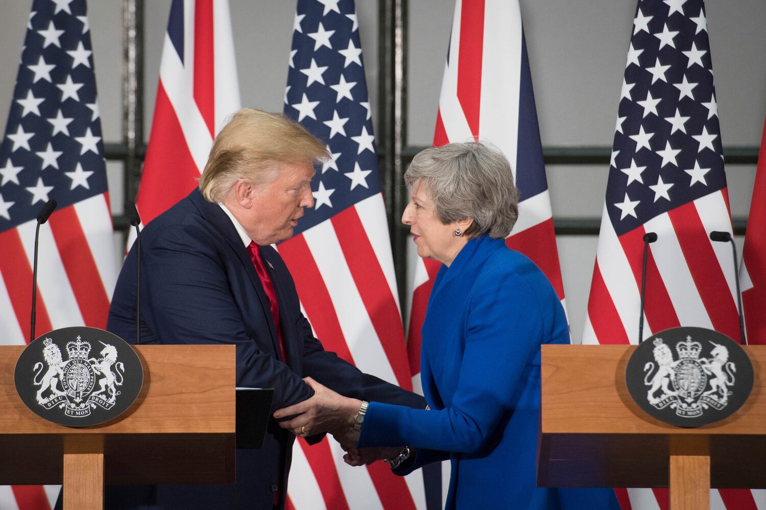 Photos: Trump arrives in United Kingdom for 3-day state visit