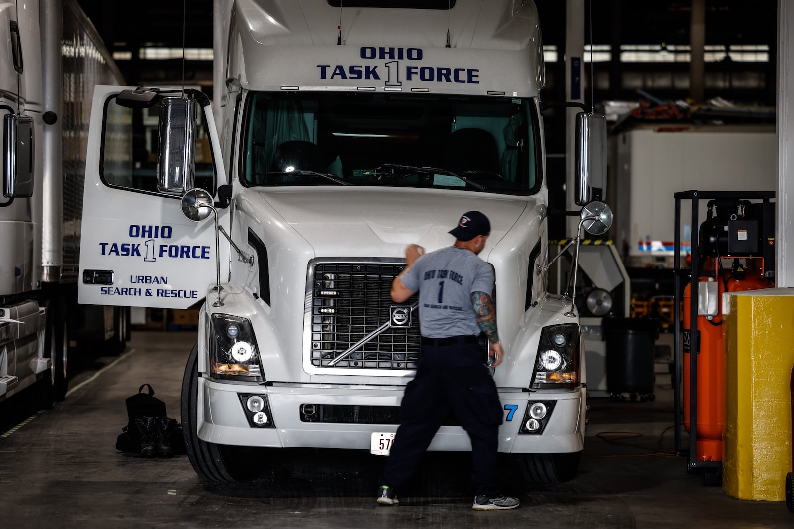 Ohio Task Force One has been deployed to Surfside, Florida, to help with the search and rescue. Jim Noelker/Staff