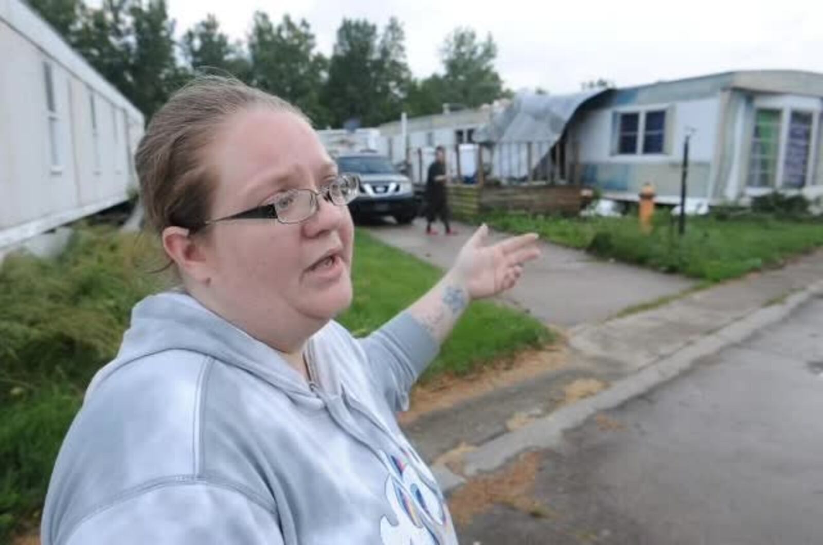 VIDEO: Clark County woman describes close brush with possible tornado