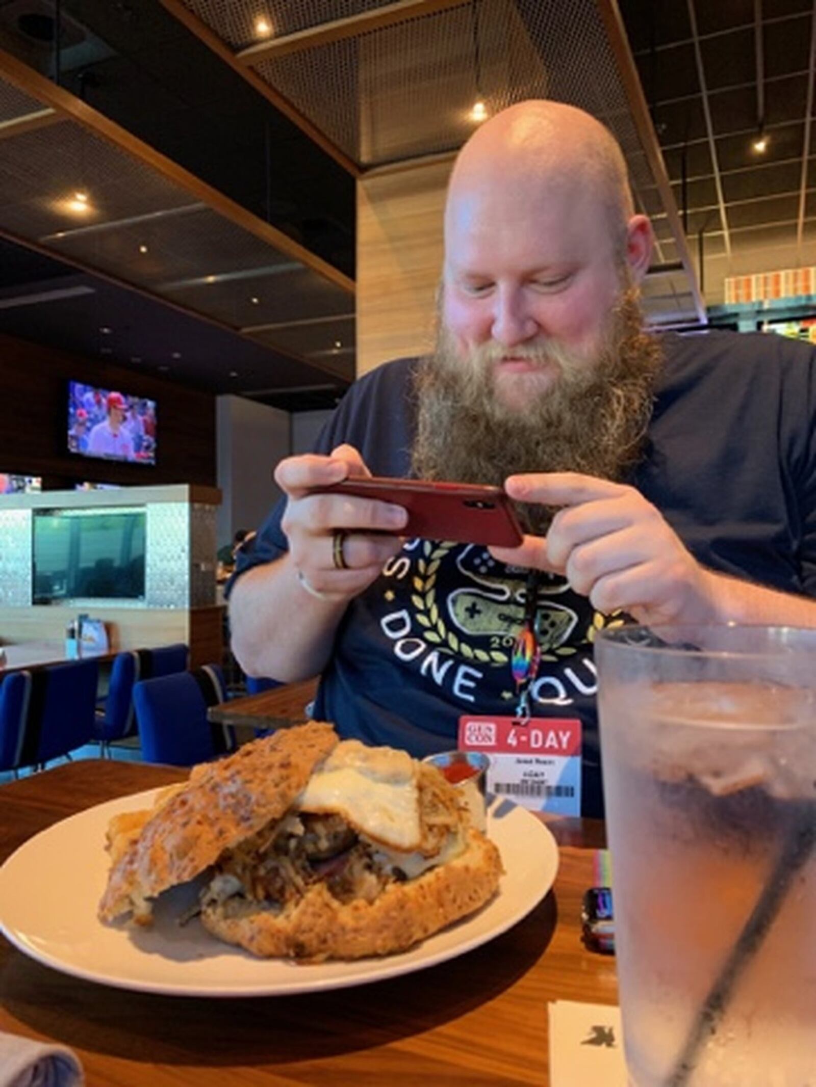 Jared Ream, pictured before his 190-pound weight loss, was motivated by his love for roller coasters and desire to ride Kings Island’s newest addition, Orion. CONTRIBUTED