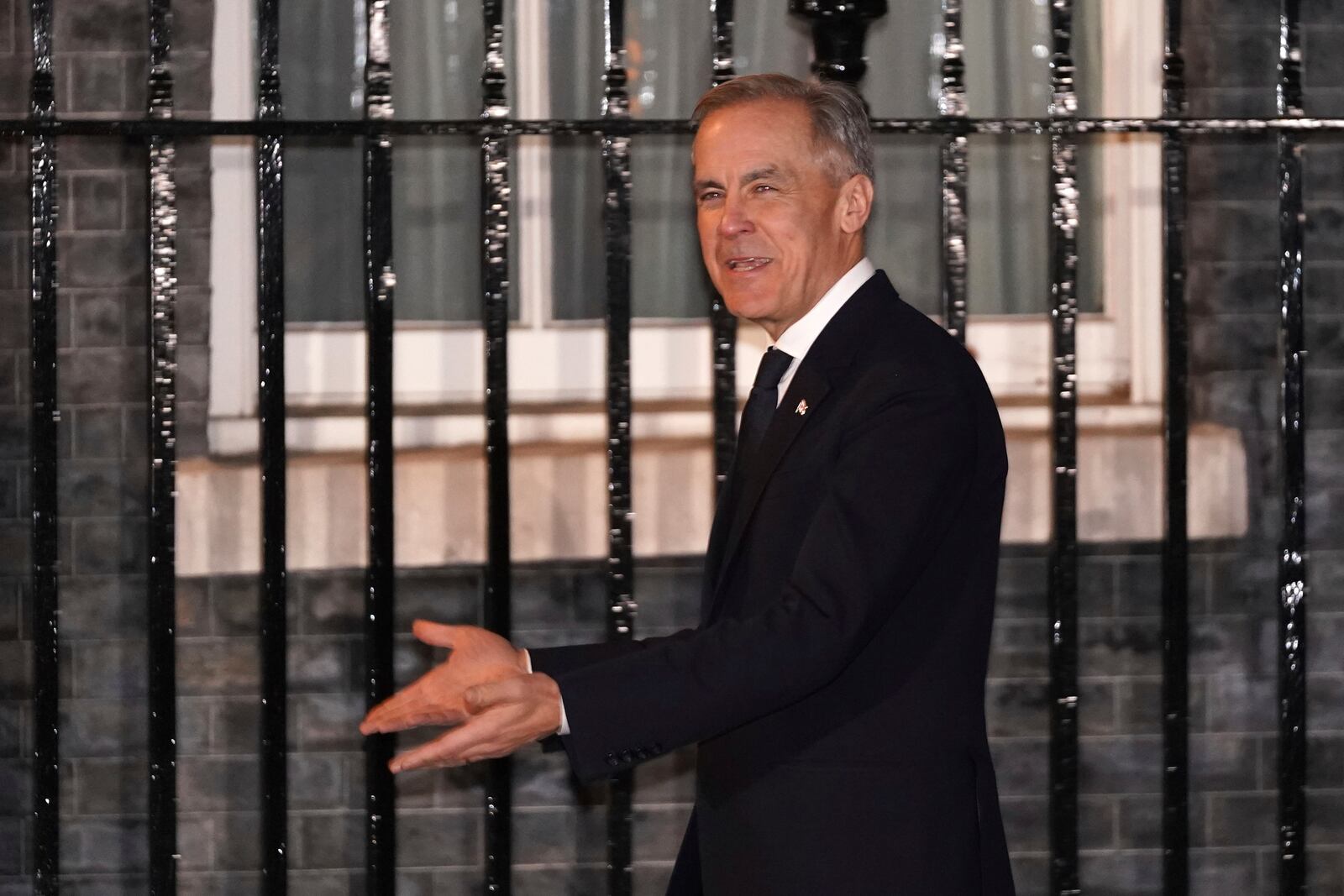 Canada's Prime Minister Mark Carney arrives to10 Downing Street to meet Britain's Prime Minister Keir Starmer in London, Monday, March 17, 2025.(AP Photo/Alberto Pezzali)