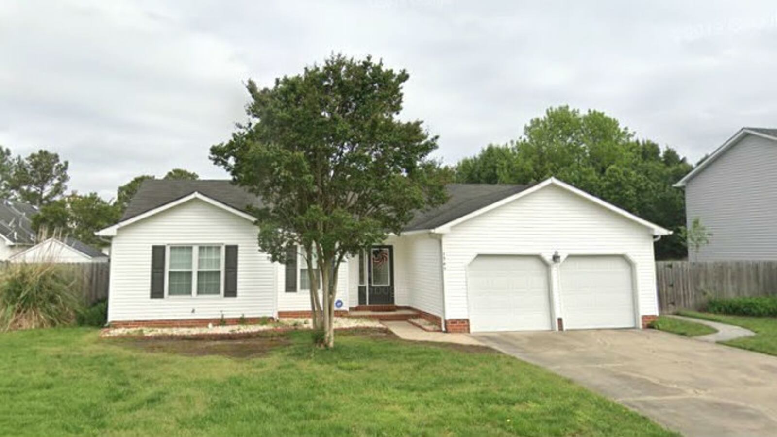 An April 2019 Street View image shows the Virginia Beach, Virginia, home where Henry Frank Herbig IV is accused of attacking his estranged wife and stepdaughter with a large wrench Sept. 8, 2019. The stepdaughter shot Herbig, 65, paralyzing him.