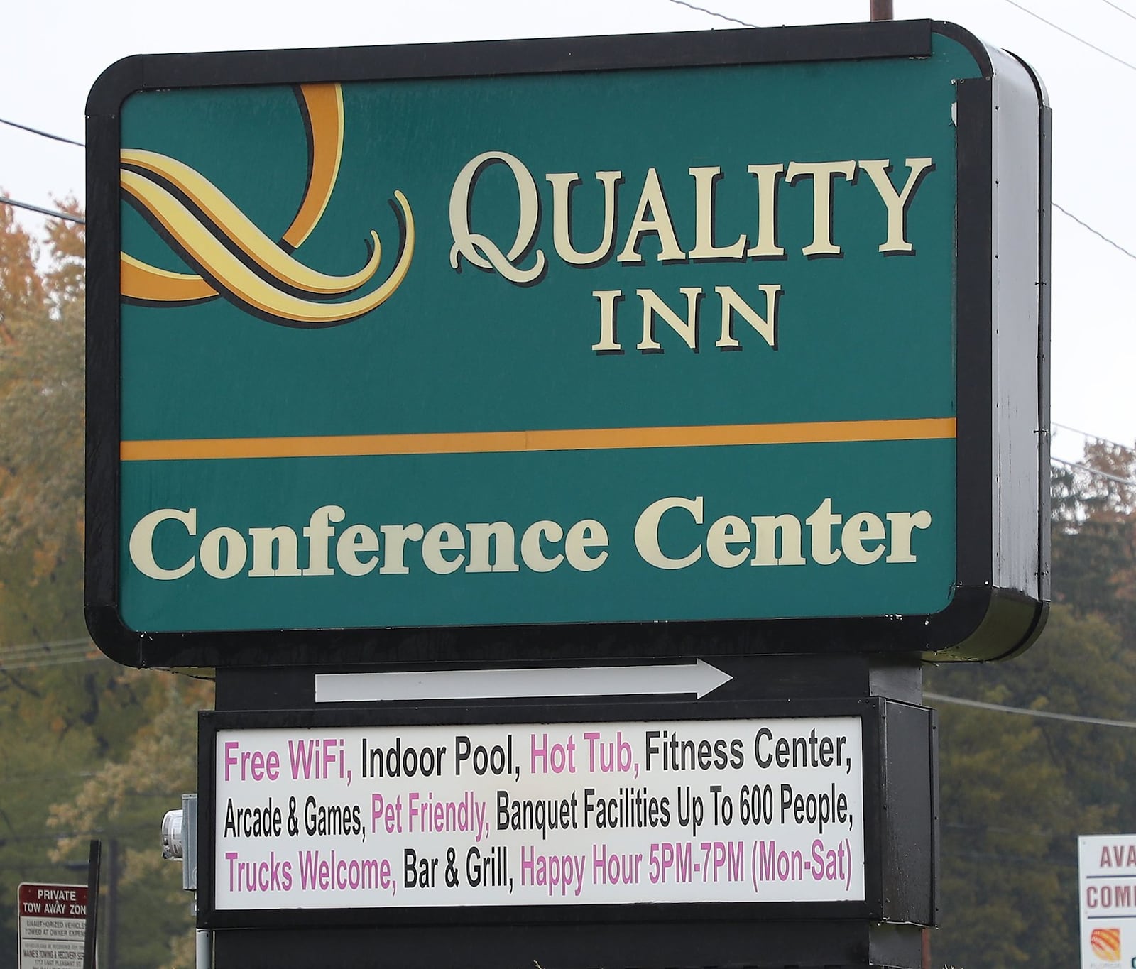 The Quality Inn and Conference Center in Springfield is taking reservations for its Thanksgiving buffet. BILL LACKEY/STAFF