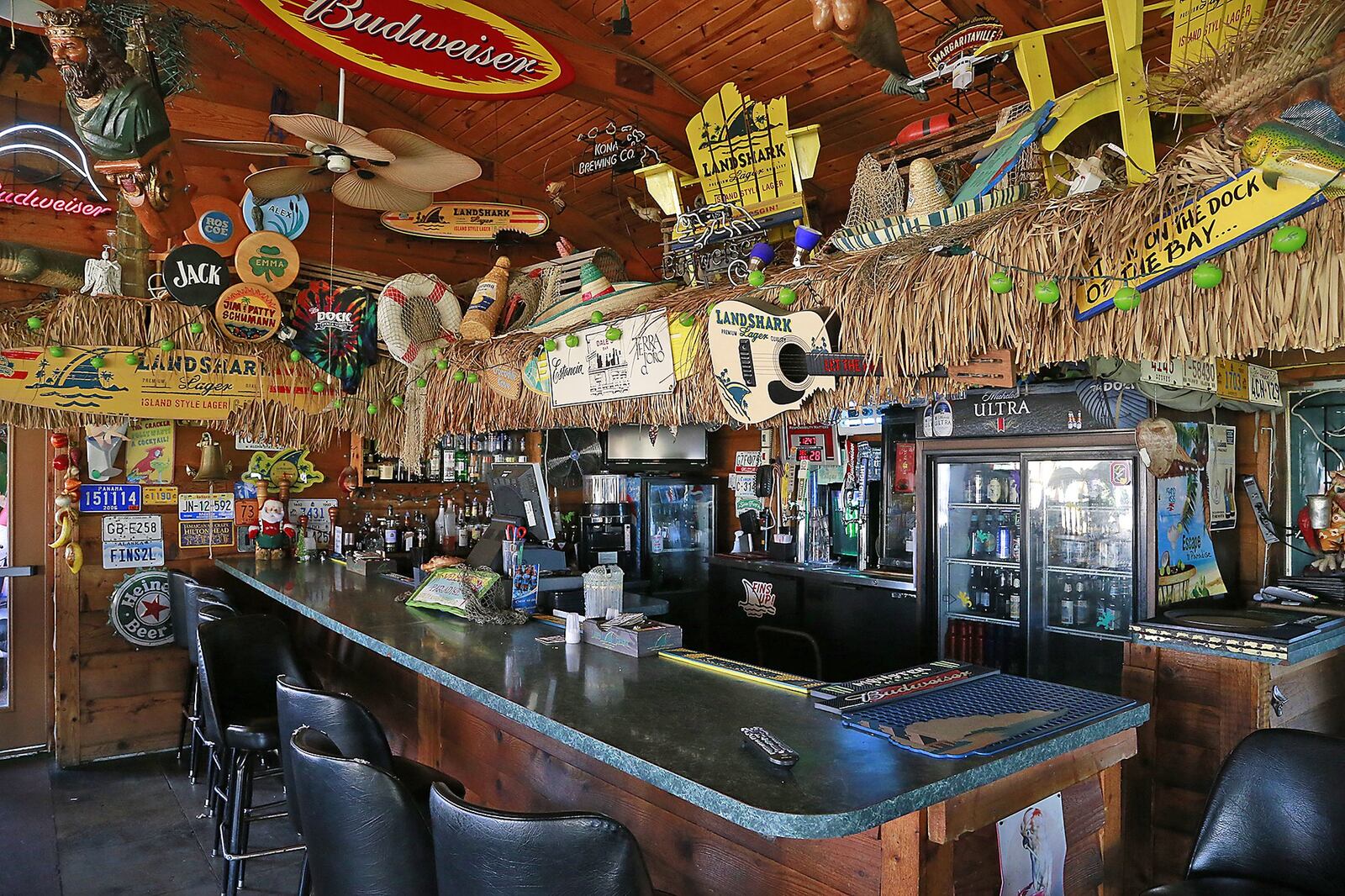 The bar area at The Dock. Bill Lackey/Staff