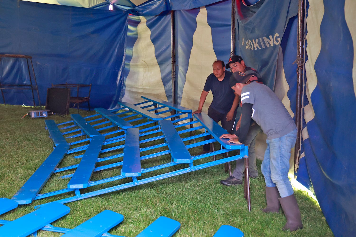 Circus Tent Raising SNS