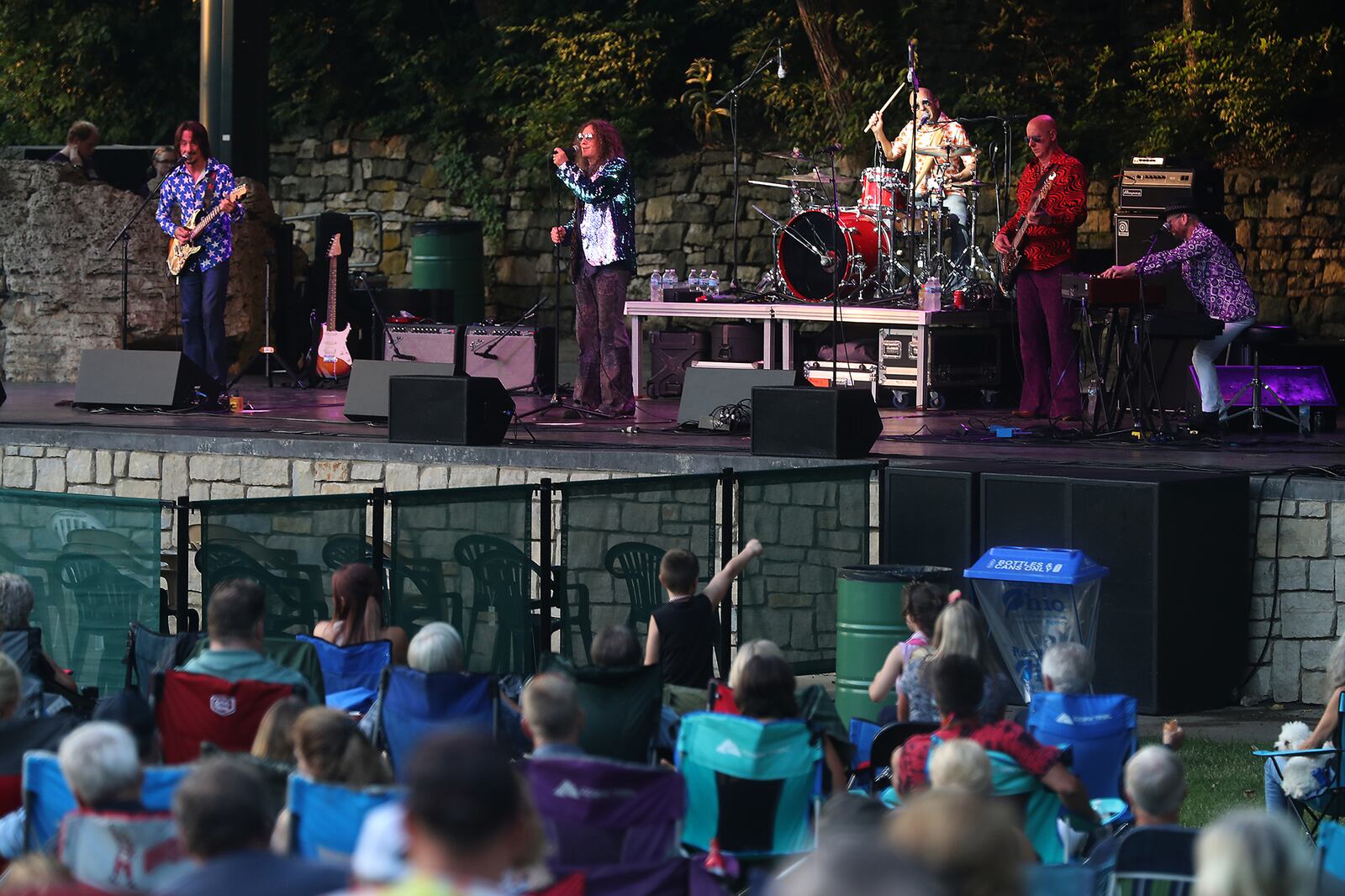 The Summer Arts Festival kicked off their 2021 season with the K-Tel All-Stars Thursday evening. Hundreds of people came out to listen to some 70's music and have a good time. The festival was canceled due to COVID last year. BILL LACKEY/STAFF