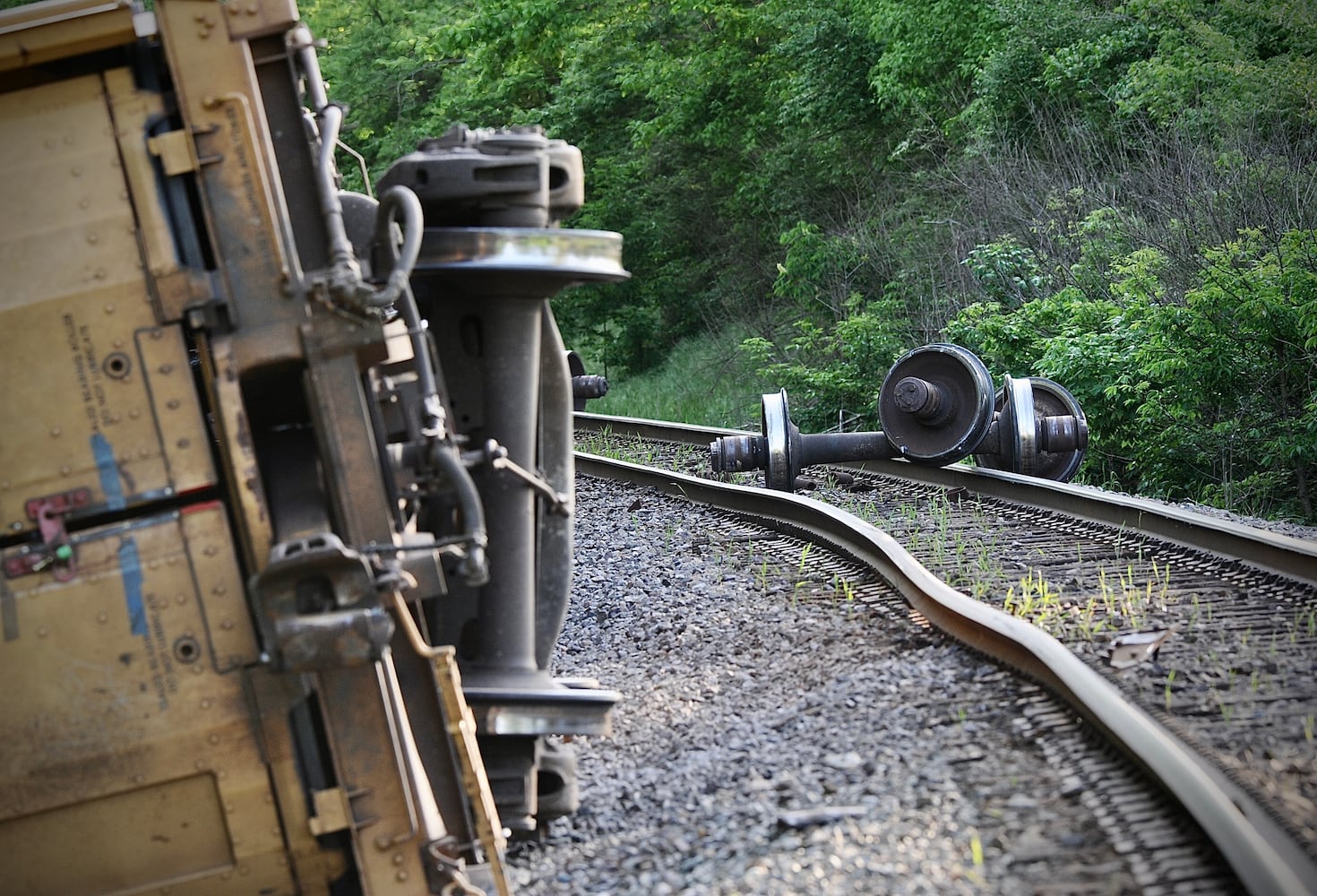 Clark County train derailment