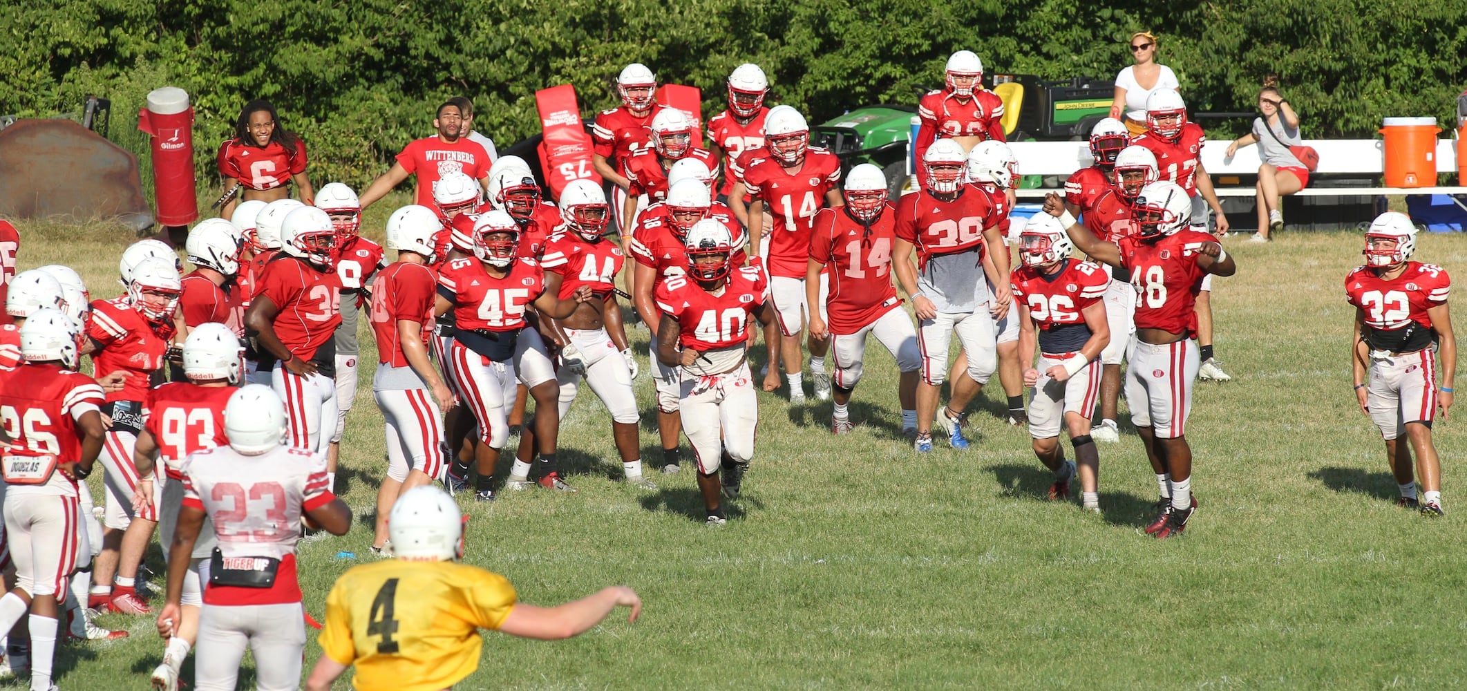 Photos: Wittenberg football preseason practice