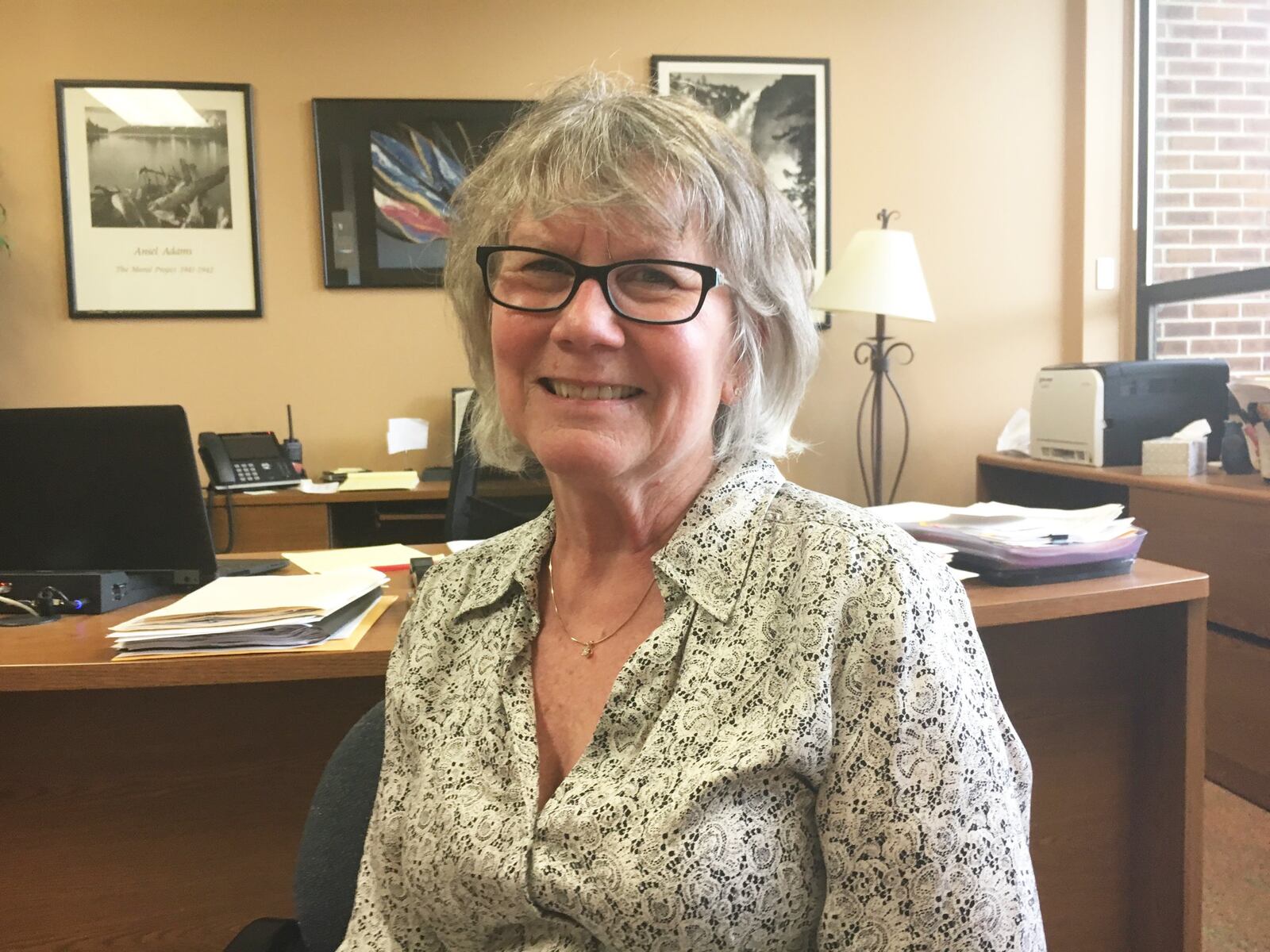 Huber Heights City Schools superintendent Susan Gunnell at her office in May of 2019. MARC PENDLETON / STAFF