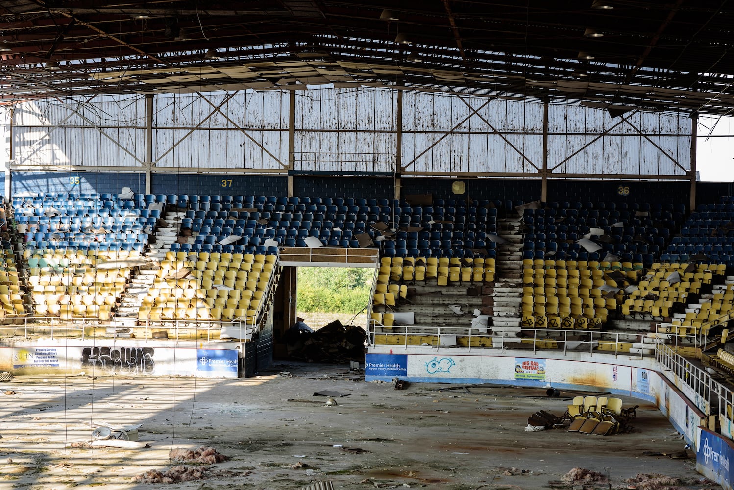 Last look inside Hara Arena