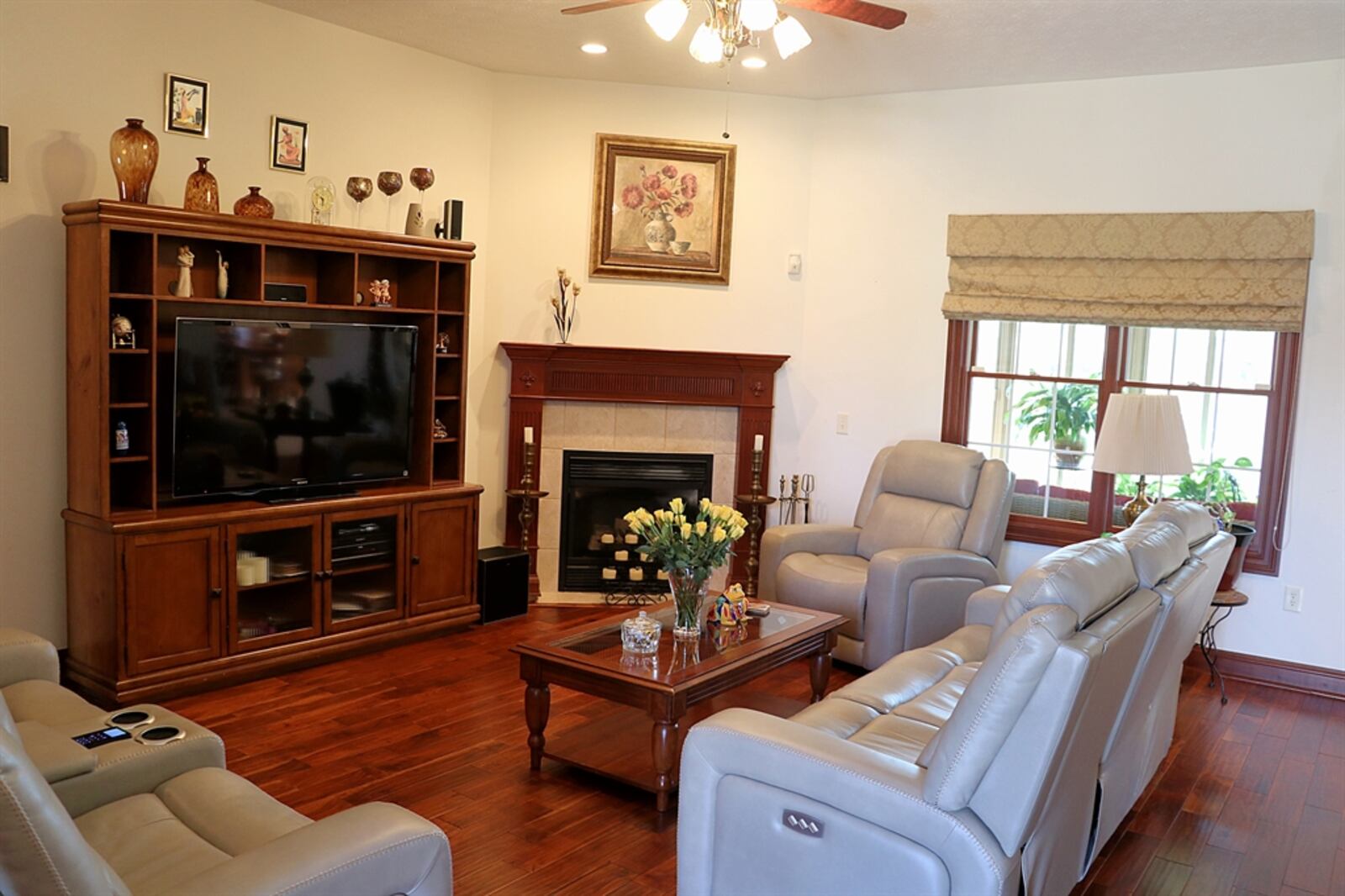 Recent updates include Brazilian hardwood flooring throughout much of the main level.