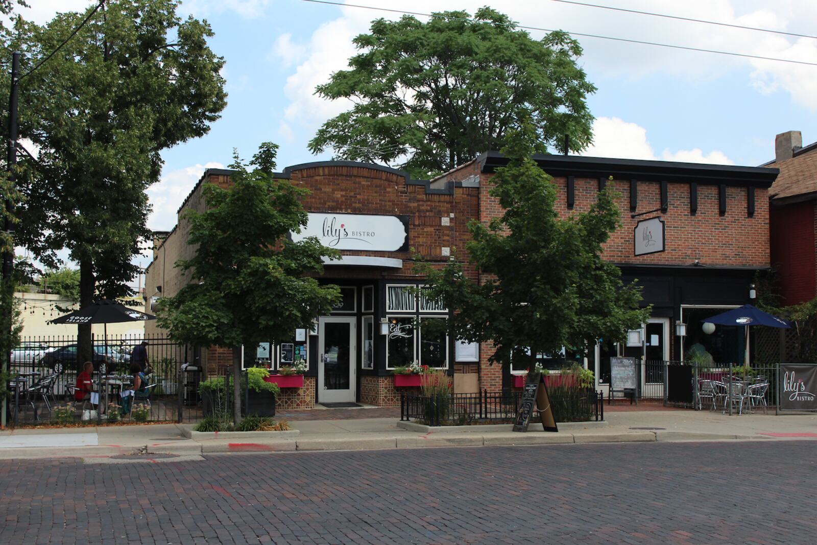 The patio at Lily's Bistro in the Oregon District in downtown Dayton. CONTRIBUTED 