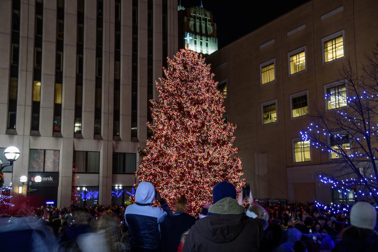 Here's what the city of Dayton's tree-lighting event looked like in 2018. TOM GILLIAM/CONTRIBUTED