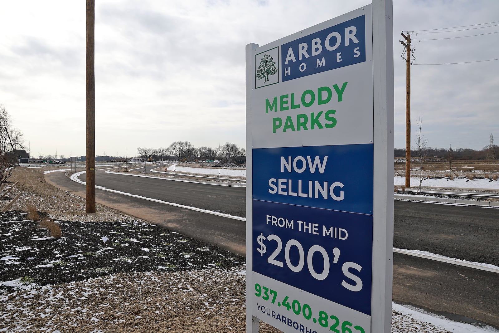 Melody Parks housing development on East National Road in Clark County Friday, Dec. 13, 2024. BILL LACKEY/STAFF