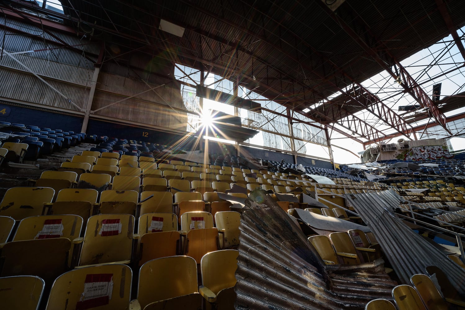 Last look inside Hara Arena