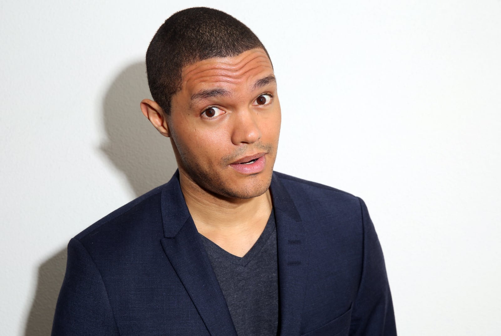 FILE - In this July 29, 2015 file photo, Trevor Noah poses for a portrait at The Beverly Hilton in Beverly Hills, Calif.  (Photo by Matt Sayles/Invision/AP, File)