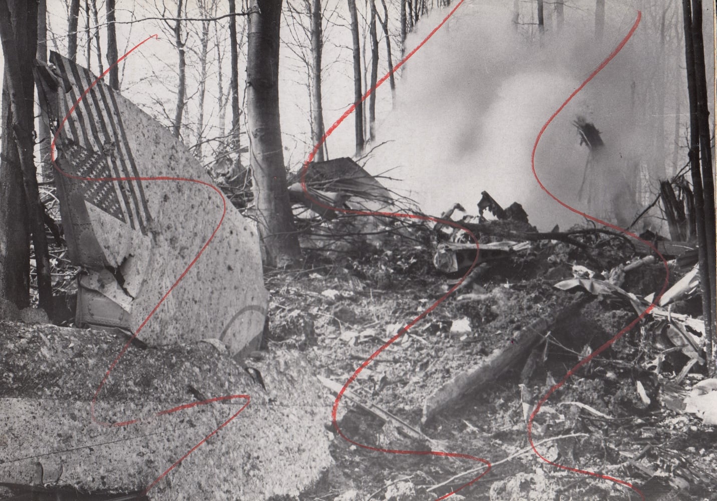 TWA flight crashed into a small private Beechcraft plane on March 9, 1967