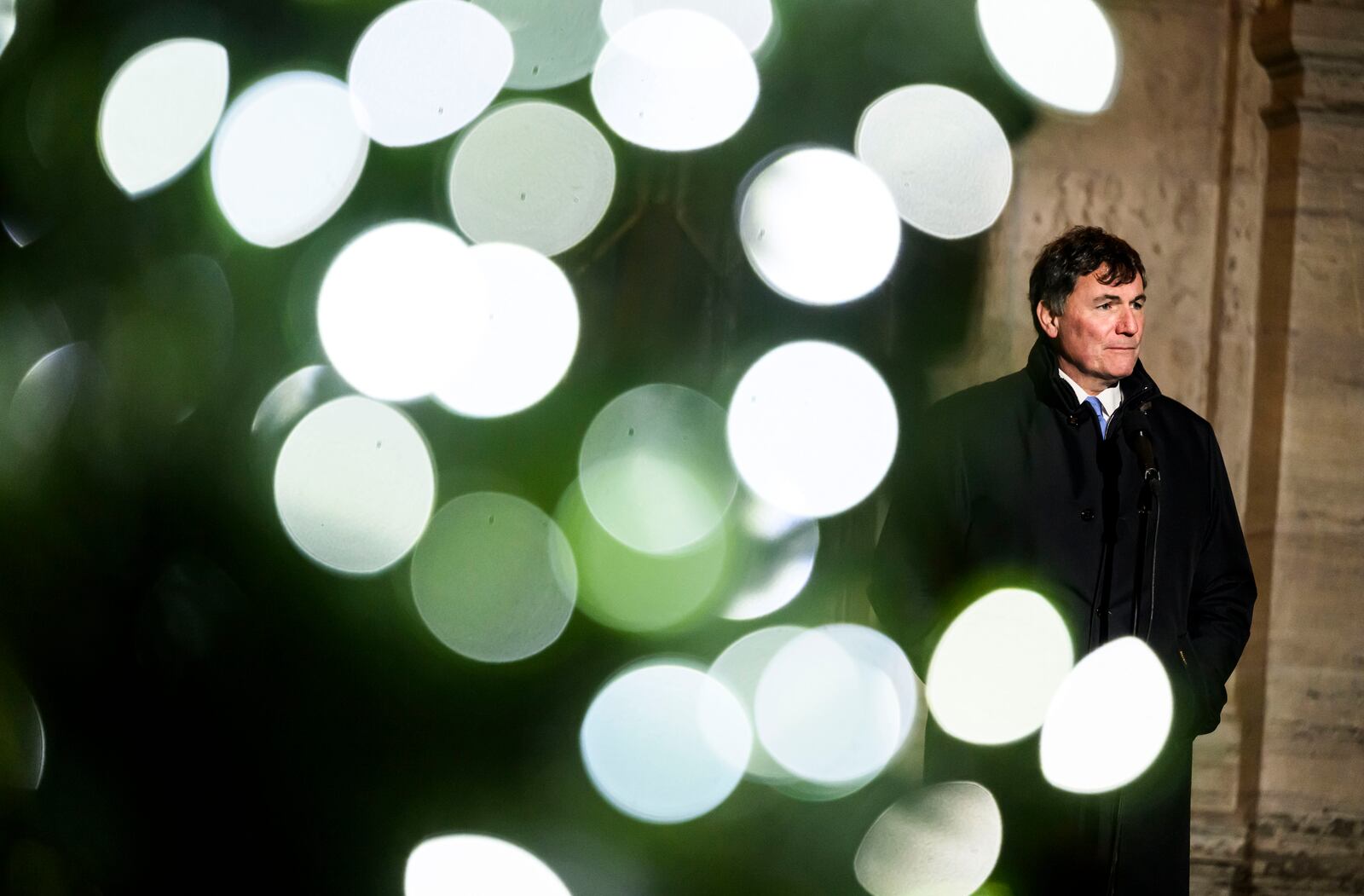 Dominic LeBlanc, Canada's Minister of Finance, Public Safety and Intergovernmental Affairs, participates in a news conference after a swearing in ceremony at Rideau Hall, in Ottawa, Ontario, Monday, Dec. 16, 2024. (Justin Tang/The Canadian Press via AP)