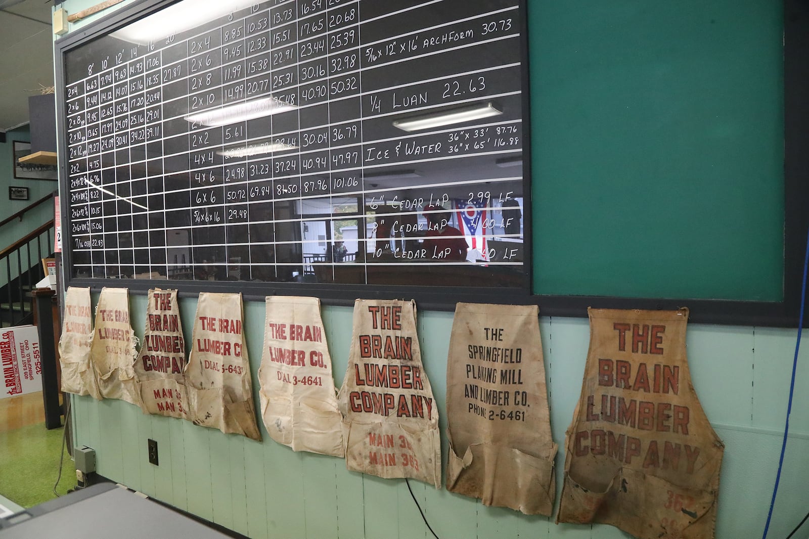 The Brain Lumber Company on East Street in Springfield has been in business for 154 years. BILL LACKEY/STAFF