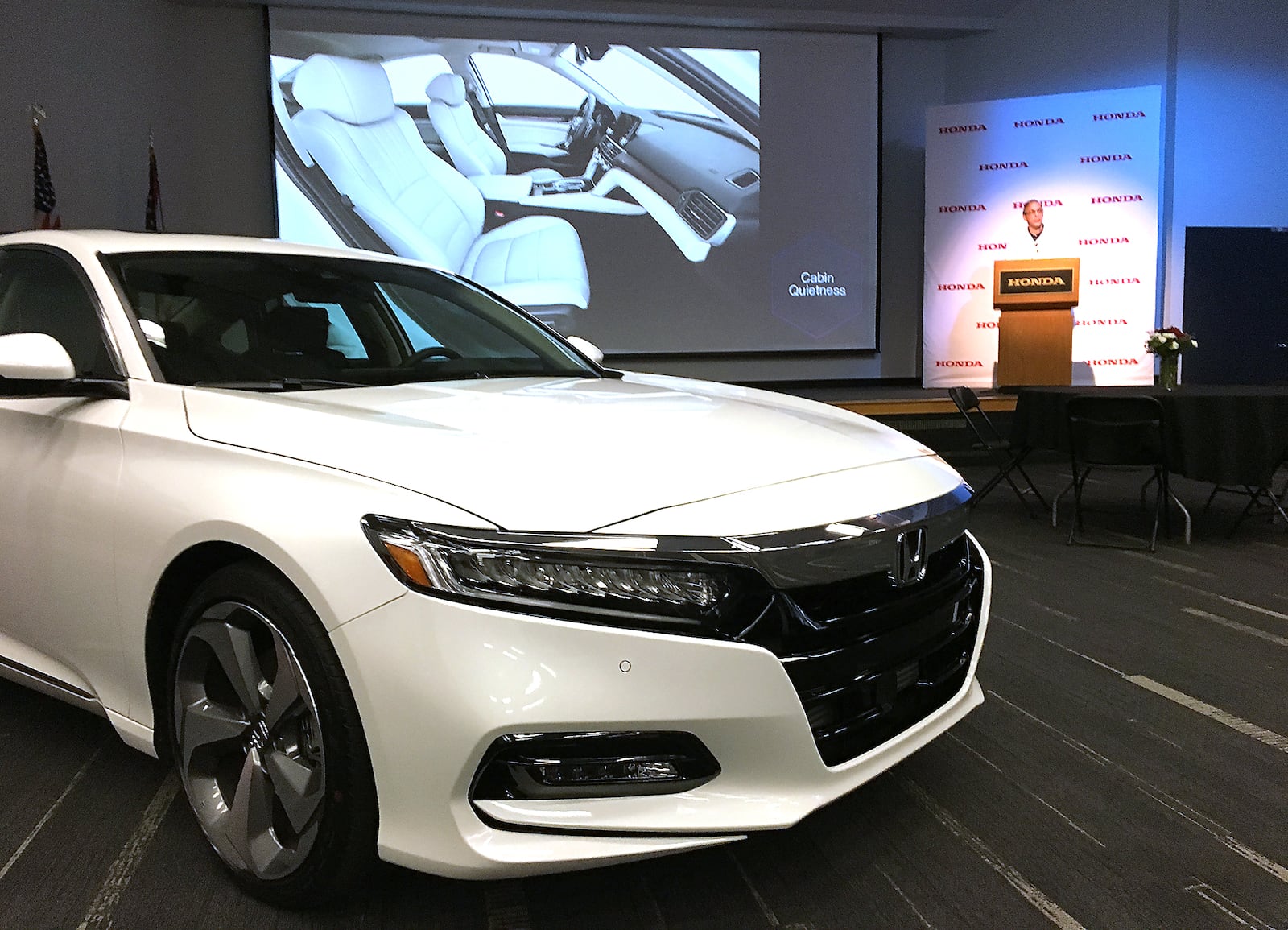 Honda unveiled its all new Honda Accord Monday at its Marysville plant. Bill Lackey/Staff