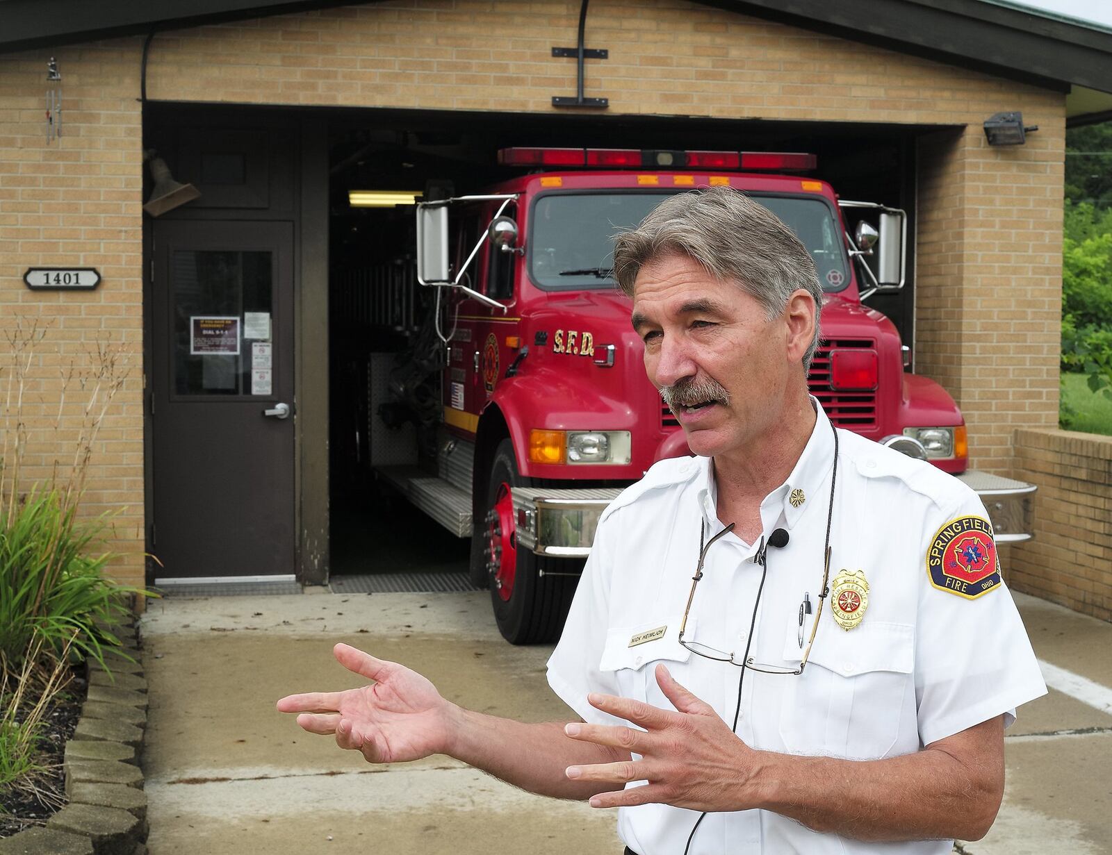 Springfield Fire/Rescue Chief Nick Heimlich. Bill Lackey/Staff