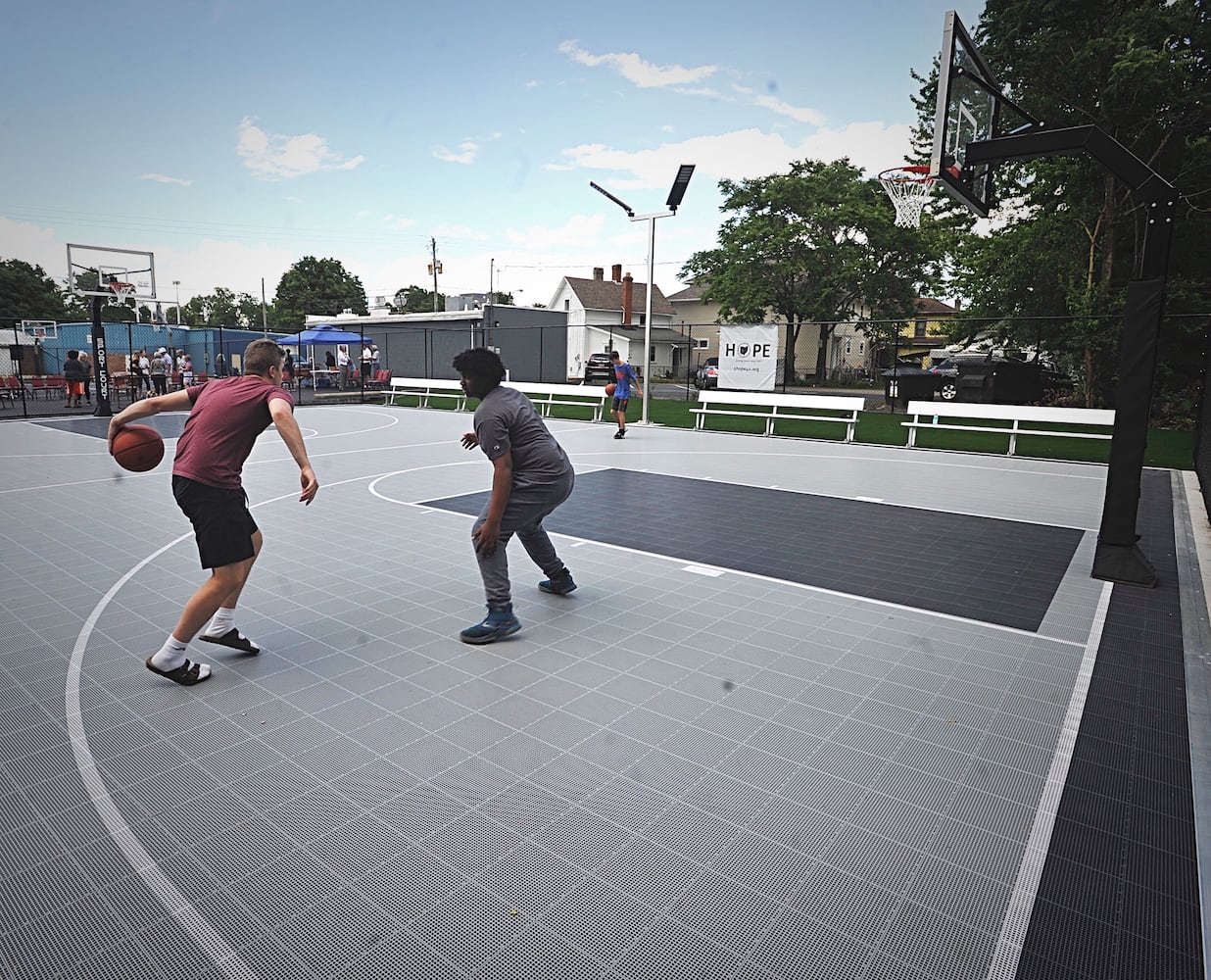 Springfield has new basketball court