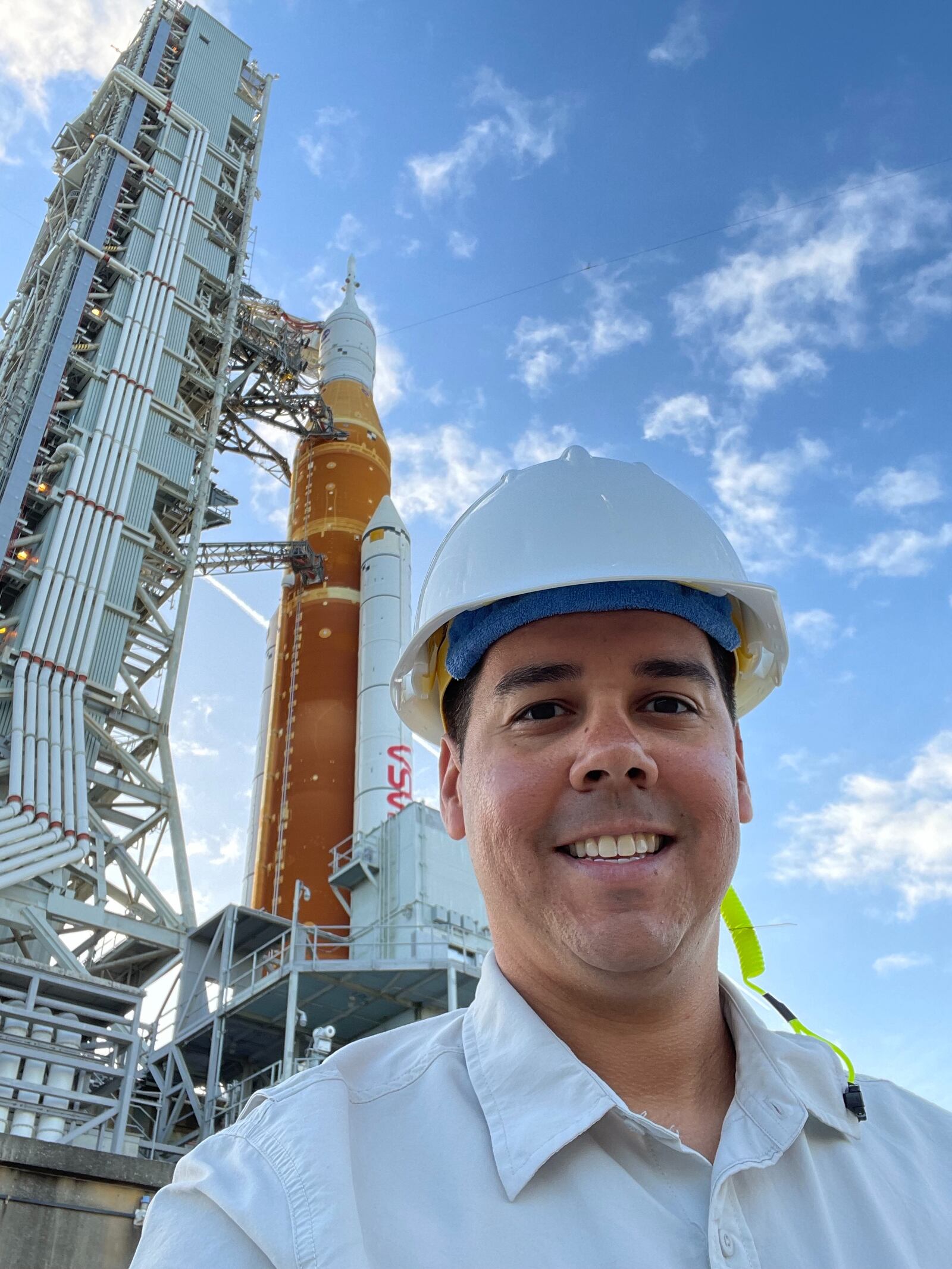 Jon Millard, a 2003 Hamilton High School graduate, is working on the Artemis I project with NASA. Artemis I was to launch earlier this week but it was scrubbed due to an engine issue. It could be launched as early as Saturday, Sept. 3. If Artemis I does not launch on Saturday, it could proceed between Sunday, Sept. 4 and Tuesday, Sept. 6. PROVIDED