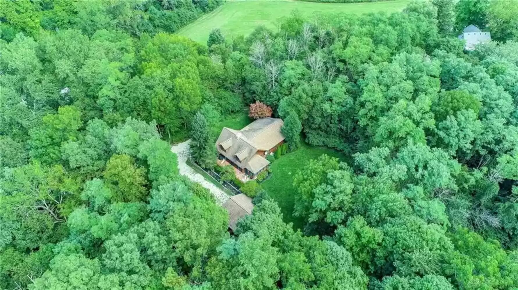 PHOTOS: Custom log-cabin style home listed near New Carlisle