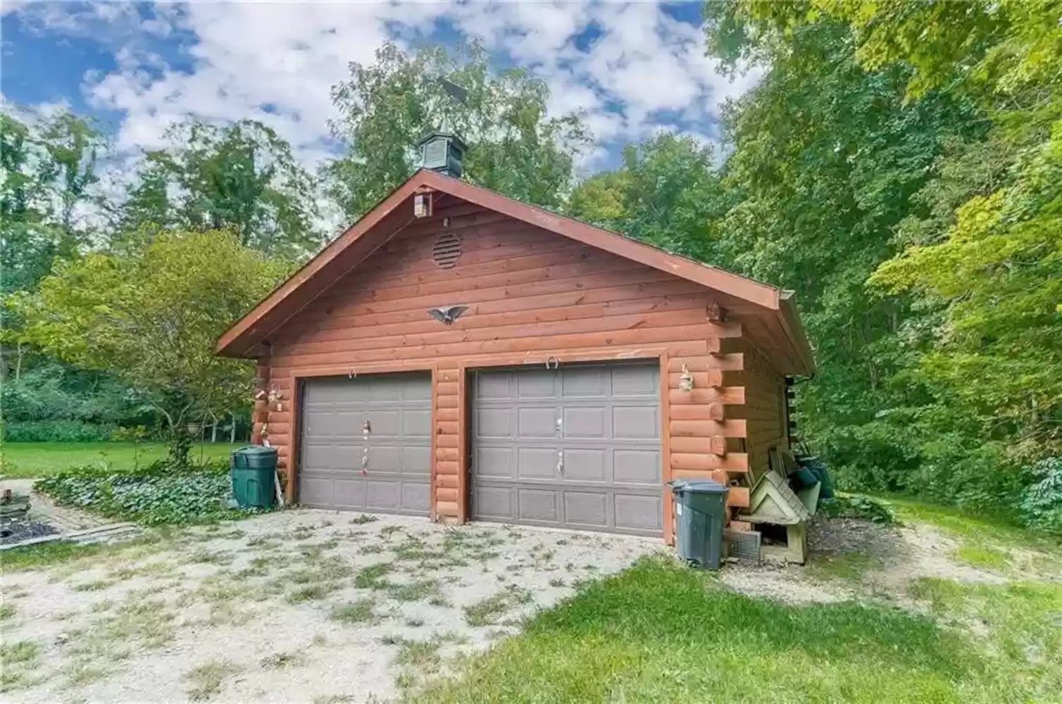 PHOTOS: Custom log-cabin style home listed near New Carlisle