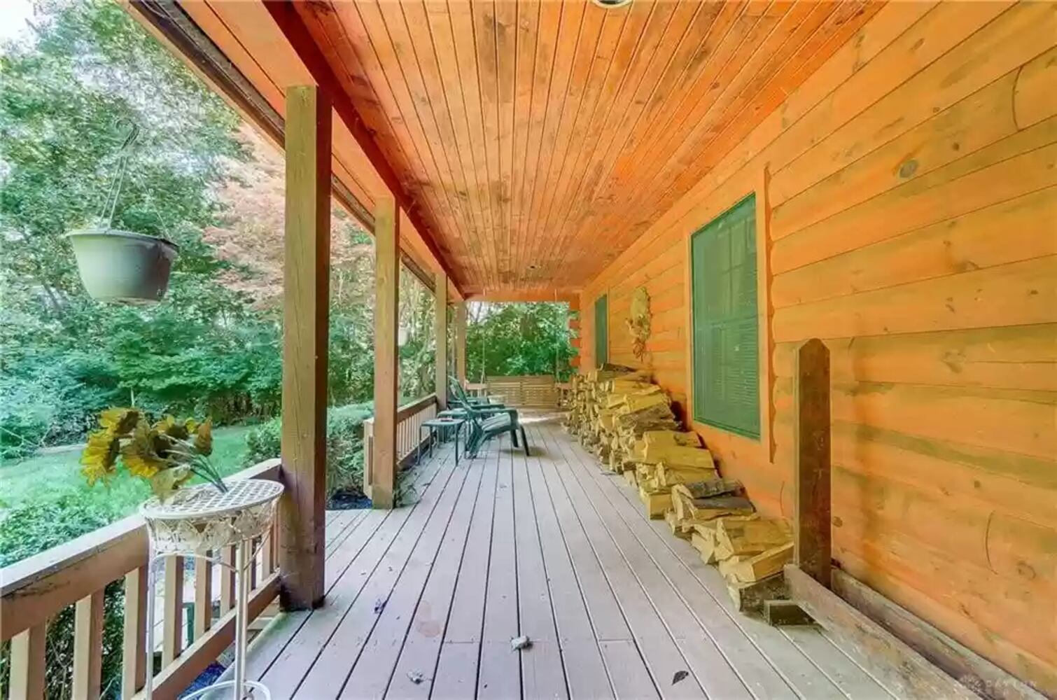 PHOTOS: Custom log-cabin style home listed near New Carlisle